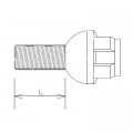 Tornillos antirrobo esfericos