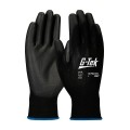 Par de guantes de PU negros talla 7