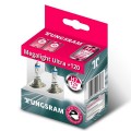 Juego 2 bombillas TUNGSRAM 120% + luz H7