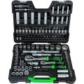 Estuche de herramientas de 113 piezas con vasos de 12 cantos cincados JBM 54036