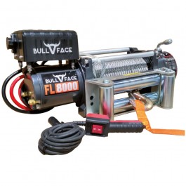 CABRESTANTE BULLFACE 12V 3629 KG CABLE DE ACERO SERIE III