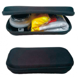 Kit de emergencia compuesto de Estuche Goma Eva + Baliza Geolocalizable + Chaleco