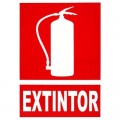 Placa señalizacion extintor
