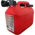 Bidón para combustible homologado de 5 litros.
