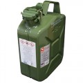 Bidón de combustible homologado metálico de 5 litros.